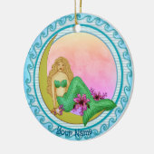 Lily Moon Mermaid  Keramik Ornament (Links)