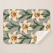 Lily Muster Sherpa Decke Sherpadecke (Vorderseite (Horizontal))