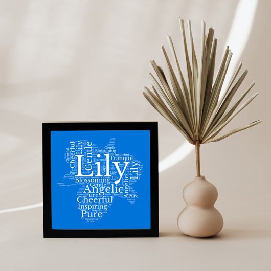 Lily Name Cloud Customizable Poster