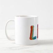 Lily Name in Vibranet Crochet Pattern Kaffeetasse (Links)