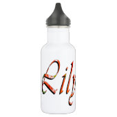 Lily, Name Logo Mädchen wiederverwendbare Wasser F Trinkflasche (Links)