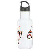 Lily, Name Logo Mädchen wiederverwendbare Wasser F Trinkflasche (Rückseite)