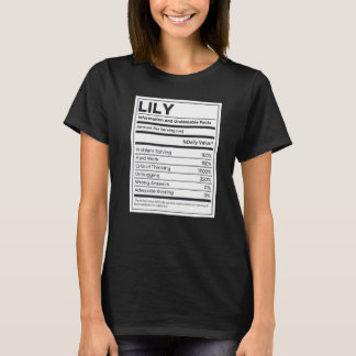 Lily Nutrition Information Problem lösen T-Shirt