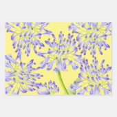 Lily of the Nile on Wrapping Paper Set Geschenkpapier Set (Vorderseite 3)