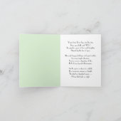 Lily of the Valley 25th Anniversary Karte (Innenseite)