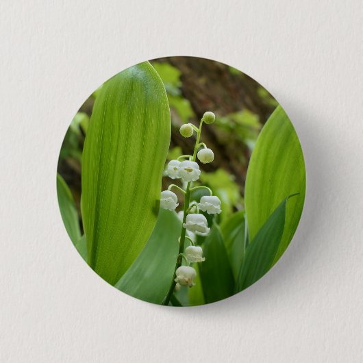 Lily of the Valley Abzeichen Button (Vorderseite)