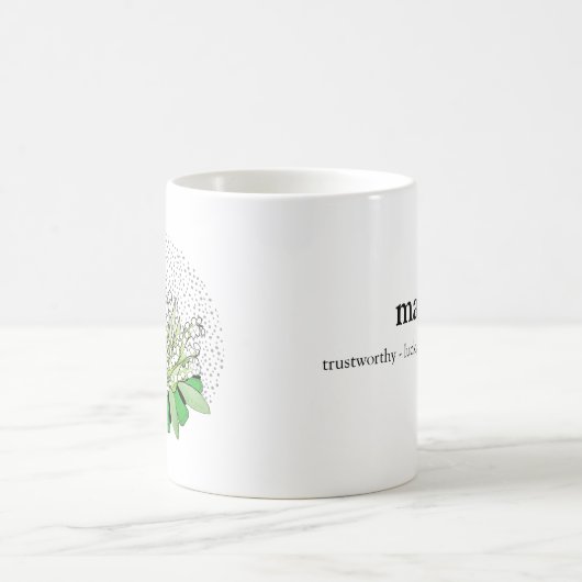Lily of the Valley and Emerald - Mai Kaffeetasse (Mittel)