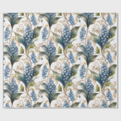 Lily of the Valley and Hawthorn Blumenmuster Geschenkpapier (Flach)