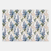 Lily of the Valley and Hawthorn Blumenmuster Geschenkpapier Set (Vorderseite)