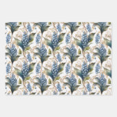 Lily of the Valley and Hawthorn Blumenmuster Geschenkpapier Set (Vorderseite 2)