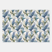 Lily of the Valley and Hawthorn Blumenmuster Geschenkpapier Set (Vorderseite)