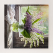 Lily of The Valley and Lilacs Puzzle (Horizontal)