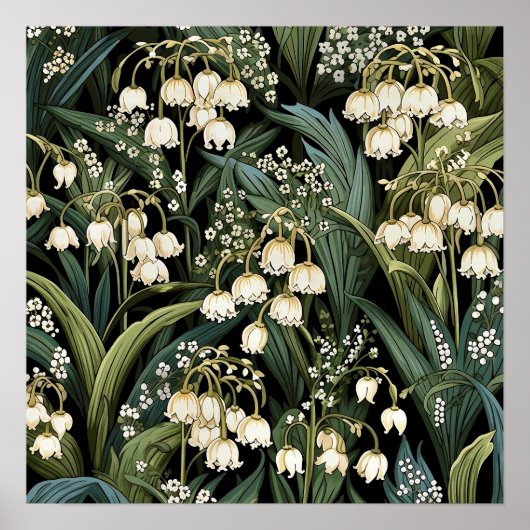 Lily of the Valley Art Print Poster (Vorne)