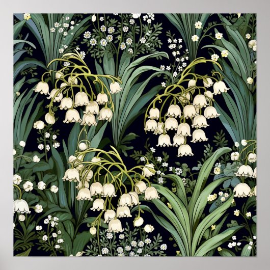 Lily of the Valley Art Print Poster (Vorne)