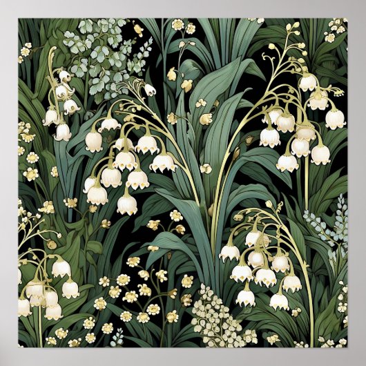 Lily of the Valley Art Print Poster (Vorne)