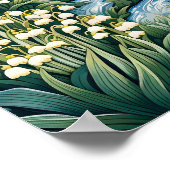Lily of the Valley Art Print Poster (Ecke)