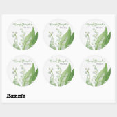 Lily of the Valley Aufkleber (Blatt)