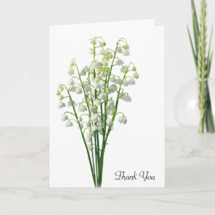 Lily of the Valley Beileid Vielen Dank Karte