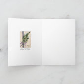 Lily of the Valley Birthday Card Karte (Innenseite)