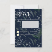 Lily of the Valley - Blue Collation UAWG RSVP Karte (Vorderseite)