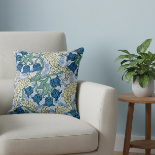 Lily of the Valley Blue Floral Kissen