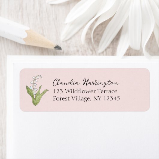 Lily of the Valley Blue Wildblume Floral Address (Insitu)