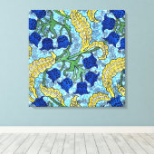 Lily of the Valley Blume Art Nouveau Leinwanddruck (Insitu (Holzboden))