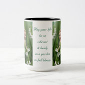 Lily of the Valley Blume Fairy Zweifarbige Tasse (Mittel)