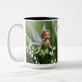 Lily of the Valley Blume Fairy Zweifarbige Tasse