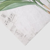 Lily of the Valley Blume Französisch Musik Decoupa Seidenpapier (Detail)