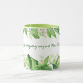 Lily of the Valley Blume | Geschenk für Mama | Tasse (Zentrum)