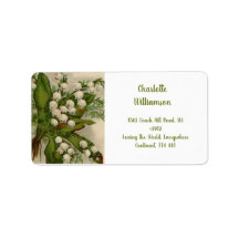 Lily of the Valley Blume in Watercolor