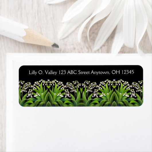 Lily of the Valley Blume Label (Insitu)