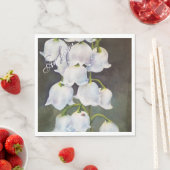 LILY OF THE VALLEY BLUME MONOGRAM PARTY SERVIETTE (Beispiel)