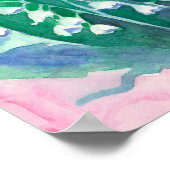 Lily of the Valley Blume Poster (Ecke)