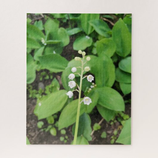Lily of the Valley Blume Puzzle (Vertikal)