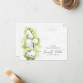 Lily of the Valley Blume teilen eine Gedächtnisbee Mitteilungskarte (Vorderseite/Rückseite Beispiel)