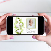 Lily of the Valley Blume Totenjahr Einladung