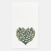 Lily of the Valley Blume Wreath Herbst Liebe Serviette (Vorderseite)