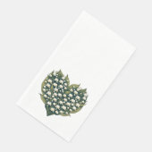 Lily of the Valley Blume Wreath Herbst Liebe Serviette (Ecke)
