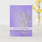 Lily of the Valley Bouquet 103. Geburtstag Karte (Gelbe Blume)