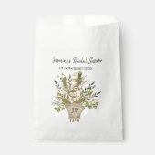 Lily of the Valley Bouquet Brautparty Geschenktütchen (Vorderseite)
