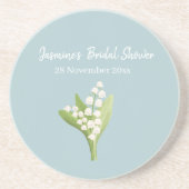 Lily of the Valley Bouquet Brautparty Getränkeuntersetzer (Vorne)