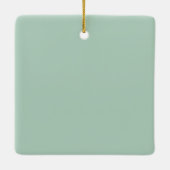 Lily of the Valley Bouquet Brautparty Keramikornament (Rückseite)