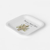 Lily of the Valley Bouquet Brautparty Pappteller (Gewinkelt)