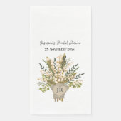 Lily of the Valley Bouquet Brautparty Serviette (Vorderseite)