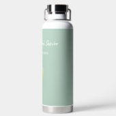 Lily of the Valley Bouquet Brautparty Trinkflasche (Rückseite)