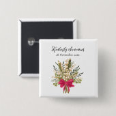 Lily of the Valley Bouquet Button (Vorne & Hinten)