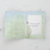 Lily of the Valley Bouquet Card zum 72. Jubiläum Karte (Innenseite)