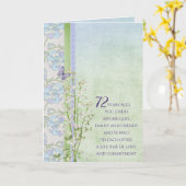 Lily of the Valley Bouquet Card zum 72. Jubiläum Karte (Gelbe Blume)